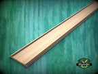 Modern Rounded Edge Wood Base Molding - Minimalist Home Decor,  40" Wood Base Moulding with Rounded Top, Carved wooden Baguette