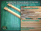 Handcrafted wooden Classic style fluted pilaster , Set 2pc, Pair of Carved Wood Trim Post Pillars