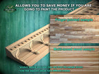 Architectural Carved Neo Gothic Tracery Cornice - Classical Crown Molding, 40", 1 pc, Unpainted, Carved Baguette, Gothic Style Molding