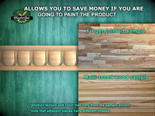 Load image into Gallery viewer, Oval Pattern Wood Moulding – Elegant Wall Accent,  40&quot; classical wood cabinet moulding, 1 pc, Unpainted, Decorative Carved Baguette
