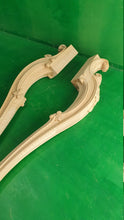 Load image into Gallery viewer, Beautiful Carved Cabriole Legs, Set 2pc, for the table
