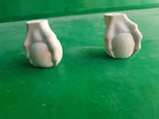 Wooden Paws with Claws, Set of 2pcs, Legs with Eagle's Claws, classic style legs, baroque legs, wooden legs, queen anne style