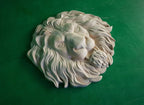 Beautiful Lion Head, Carved lion head, Unpainted, 1pc, Applique furniture decor DIY Furniture Trim Supplies wall ornaments pediments