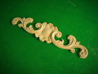 Wooden Onlay, 1pc, Home Wall Embellishments, Furniture Carving, Applique furniture decor DIY Furniture Trim Supplies