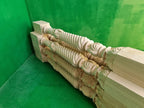Wooden baluster for the stairs or balustrade, carved banister of wood, stair balusters, Custom size wood balusters for stairs