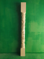 Baluster with Grape, carved banister of wood, stair banister, Carved wood balusters for stairs