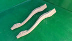 Beautiful Carved Cabriole Legs, Set 2pc, for the table, classic style legs, baroque legs