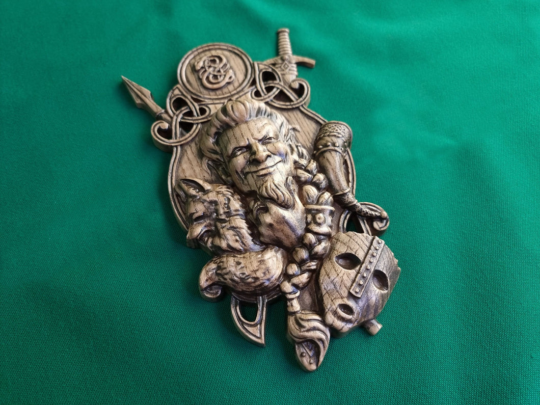 Loki God sculpture made of Wood, Home altar, heathen god and goddess  altar mythology wood sculpture Scandinavian gods