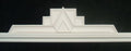 Art Deco Decorative Unpainted Wood Carved Applique Onlay