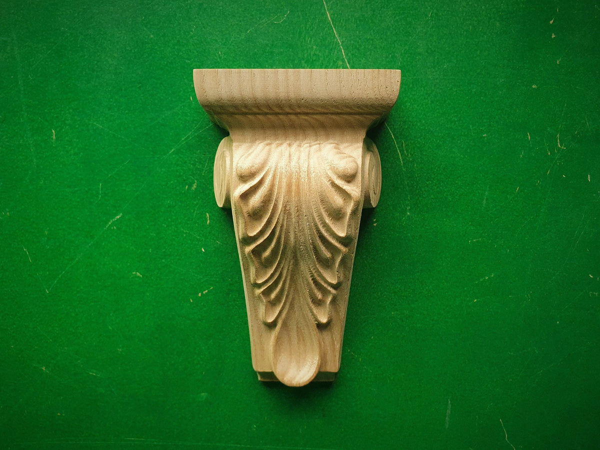 Carved Corbels, Antique Wood Shelf Bracket, Cornice Corbel Entablature
