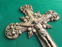 Load image into Gallery viewer, Wooden Crucifix, Catholic cross, carved wooden cross, wooden cross, Catholic cross, Jesus Christ
