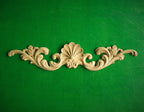 Wooden onlay, carved flower, horizontal decor, carved decoration of wood, wooden onlay, wall hanging