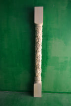 Baluster with Grape, carved banister of wood, stair banister, Carved wood balusters for stairs