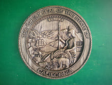 Load image into Gallery viewer, California State Seal, Coat of Arms of California, wall hanging, wall decor
