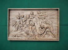 Load image into Gallery viewer, Way of the Cross of Jesus Christ made of wood, Stations of the Cross, Wood carved religion Icon
