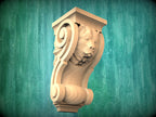 Wooden Corbel Bear 10"