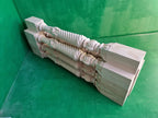 Wooden baluster for the stairs or balustrade, carved banister of wood, stair balusters, Custom size wood balusters for stairs