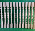 Carved balustrade of wood, carved banister of wood, stair balusters, Custom size wood balusters for stairs