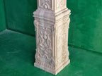 Carved Pillar of wood, carved post of wood, stair column, Custom size wood balusters for stairs