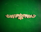 Carved Leaves Onlay, 1pc, Home Wall Embellishments, Furniture Carving, Applique furniture decor DIY Furniture Trim Supplies bed pediments