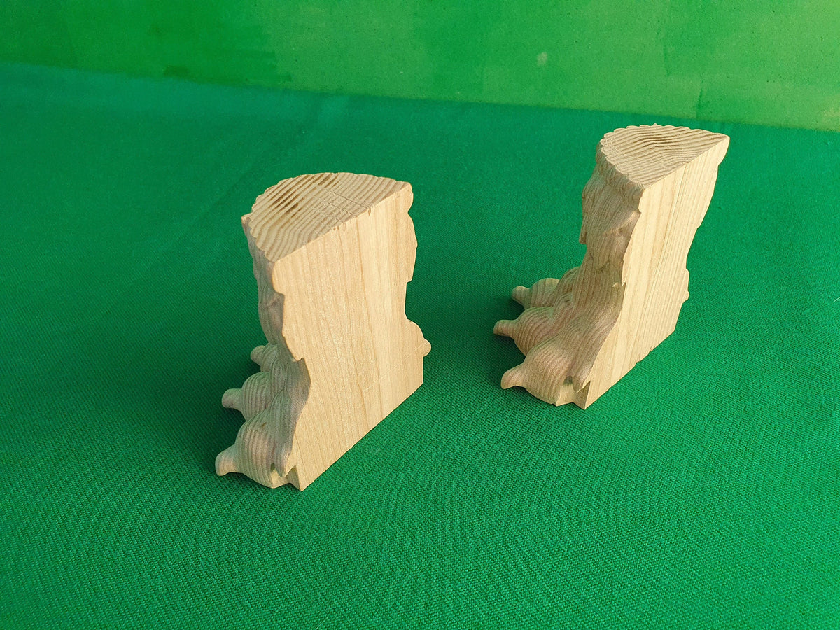 Lion Claws Feets, Set 2 of pc, classic style feets, baroque legs, wooden feets, queen anne style