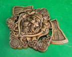 Viking With Axes , Scandinavian mythology,  Celtic wood carving, Viking carving, wooden carving, Wall art, Wall decor, Wall hanging