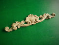 Floral Wood Pattern, wooden onlay, 1pc, Applique furniture decor DIY Furniture Trim Supplies wall ornaments pediments