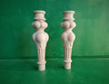 Baroque style Legs, Set 2pc, for the table, classic style legs wardrobe legs wooden feets queen anne style