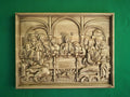 Last supper carving wood in new design, Christ The Last Supper religion icons "JESUS" Last supper, Wood carved religious Icon