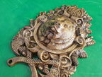 Bear decor, Carved Bear,  Celtic wood carving, Viking carving, Celtic Lord Of Woods, Wall art, Wall decor, Wall hanging
