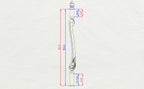 Carved newel post of wood, carved bannister of wood, stair columns Custom size wood balusters for stairs