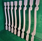 Carved newel post of wood, carved bannister of wood, stair columns Custom size wood balusters for stairs
