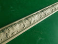 Ornament in baroque style 40" Carved wooden Baguette, Carved timber unfinished wood trim moulding corner piece for craft woodwork projects