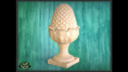 Antique Newel Post Cap, 1pc, classical style, baroque style, wooden top, top of the pillar
