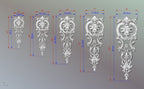Ornate Carved Wood Appliques For Fireplace, Unpainted, Carved decorative floral onlays, 1pc, Home Wall Embellishments, Furniture Carving