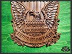 I am a veteran, carved panel of wood, Veterans day gift, American military