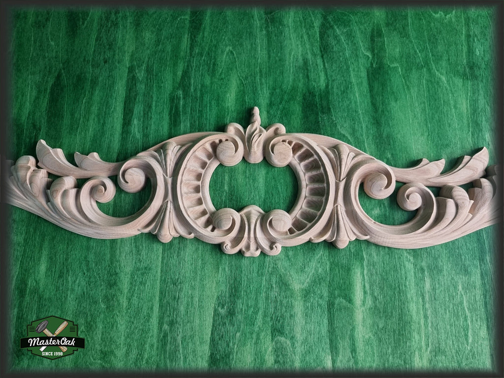 Craftsman Furniture Appliques For Cabinets, 1pc, Home Wall Embellishments, Furniture Carving, Wood Onlay