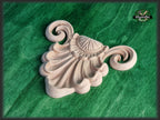 Central Architectural Applique Rosette Onlay Detailed Acanthus Ornamentation