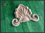 Central Architectural Applique Rosette Onlay Detailed Acanthus Ornamentation