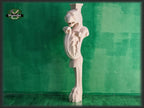 Lion Carved Leg, Lion post of wood