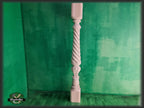 Carved balustrade of wood, carved banister of wood, stair balusters, Custom size wood balusters for stairs
