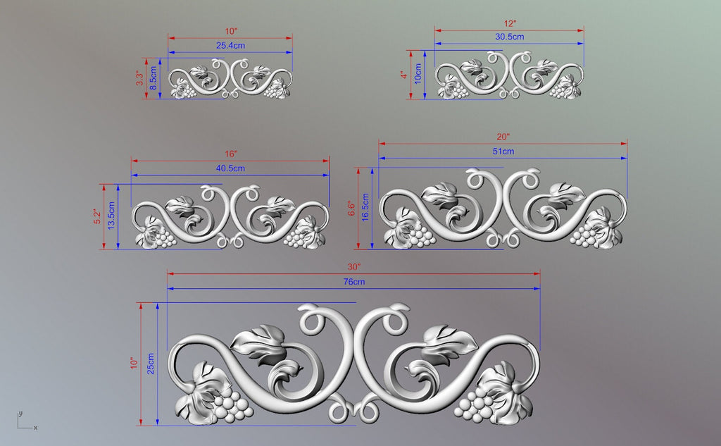Carved Wood Applique for Fireplace Mantel