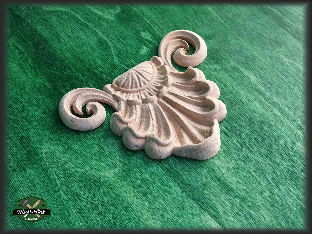 Central Architectural Applique Rosette Onlay Detailed Acanthus Ornamentation