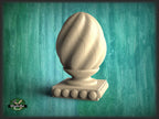 Ornamental Twisted Finial For Furniture with square bottom