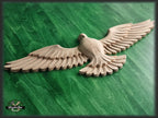 Flying Dove Wooden Wall Decor, Unfinished Carved Bird, Wedding Dove, Symbol of Peace and Innocence,Pigeon,Holy Spirit Dove Church