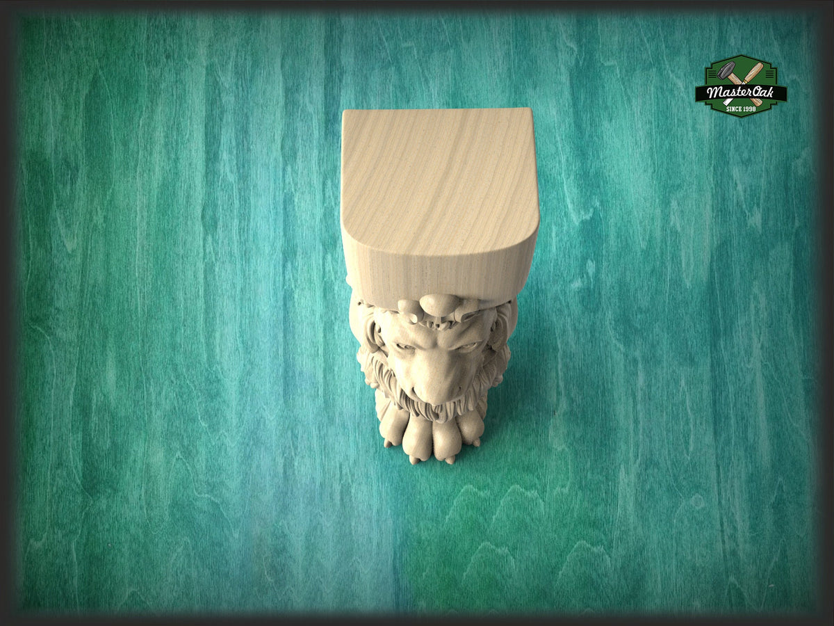Legs Lion claws and Lion head, 1 piece, classic style lion feet, baroque legs, wooden feets, queen anne style