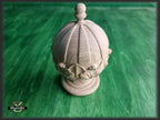 Decorative Architectural Wooden Finial, Staircase Newel Post Cap, Curtain rod finial