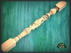 Baluster with women, Wood column with girls, Women stair balusters, Custom size wood balusters for stairs