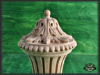 Carved Newel Post Caps, Ornate Decorative Newel Post Wooden Finial