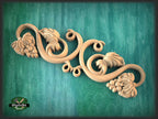 Carved Wood Applique for Fireplace Mantel